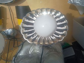 Silver p Lated wall light