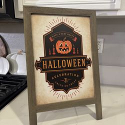 Halloween Standing Sign