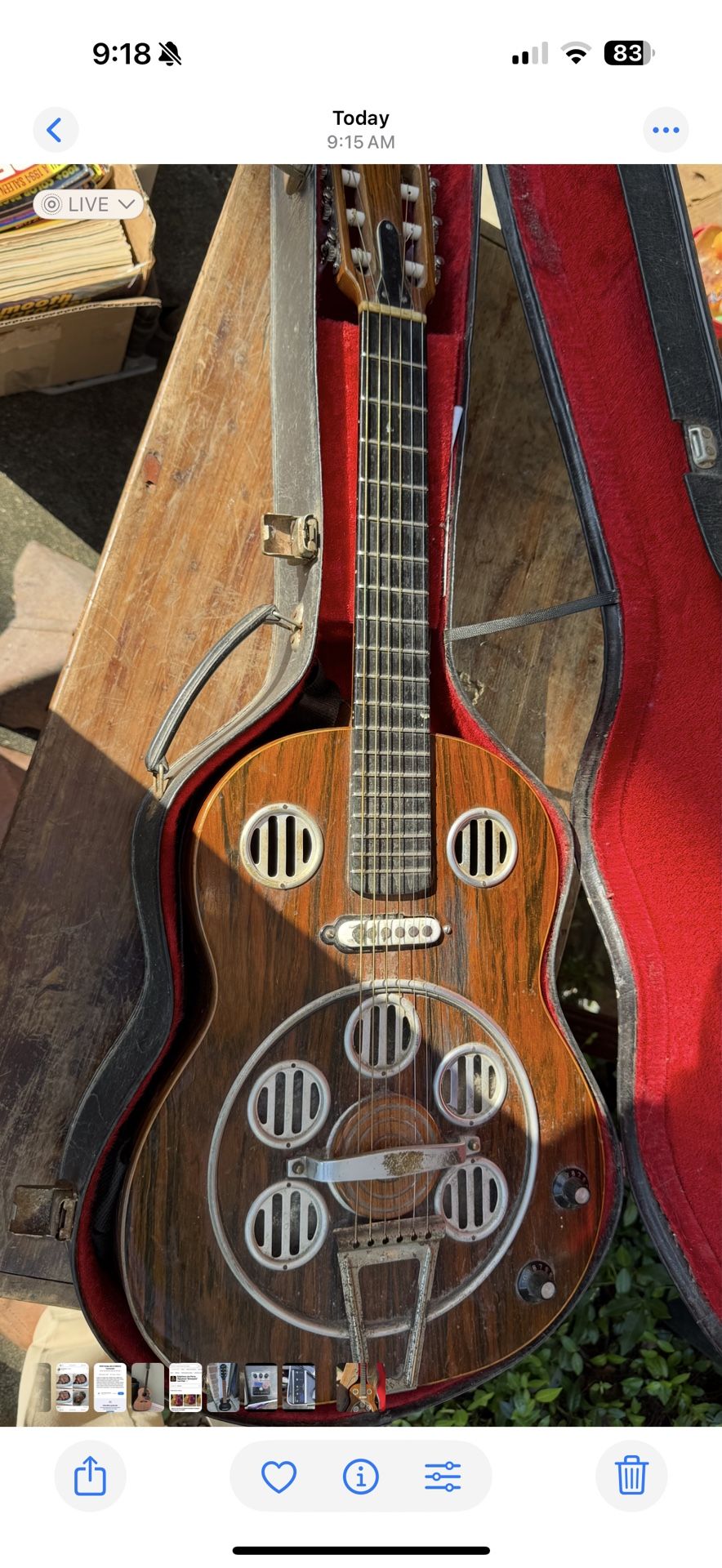 Rare Del Vecchio Guitar