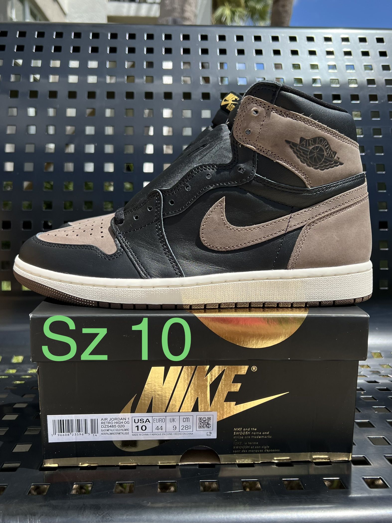 Air Jordan 1 Retro SZ 10 Palomino New Travis Brick