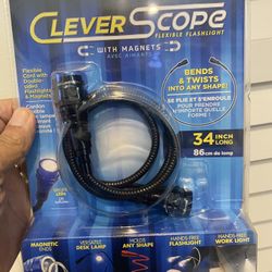 New Bell+ Howell Clever Scope Flexible Flashlight Black