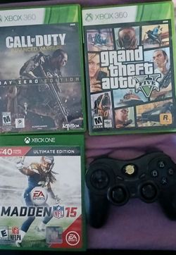 Xbox360 Games and Controller