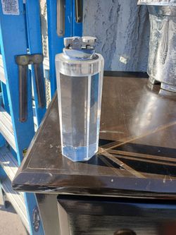 Vintage Lucite Astrolite Octagon Shape Table Lighter