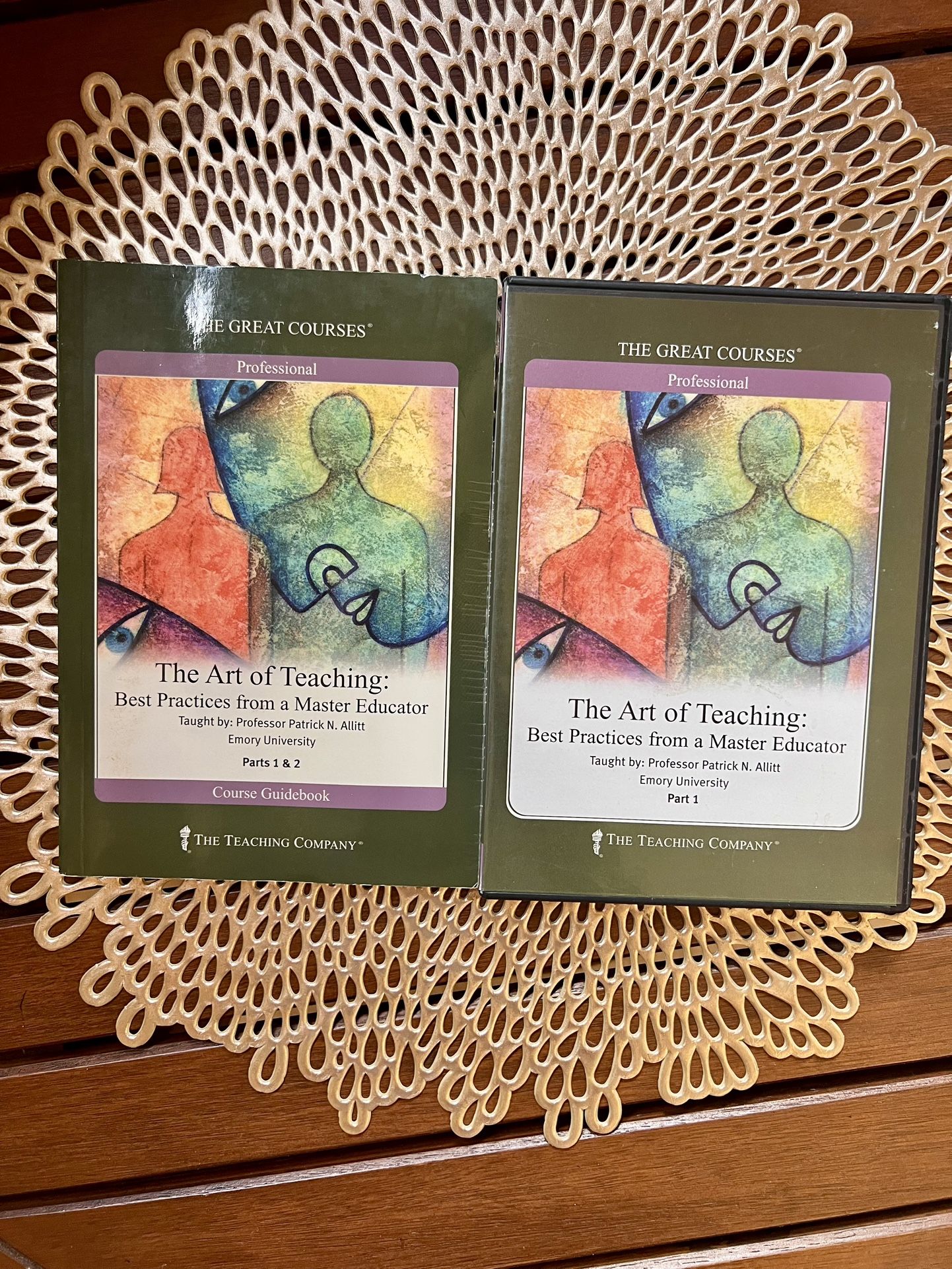 The Great Courses professional The Art Of Teaching . Best Practices From A Master Educator. Part 1/2 Book and 2 CD’s