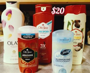 Olay and oldspice