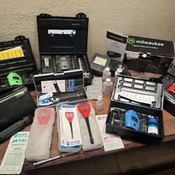 Hanna Saltwater Aquarium Tank Testing Equipment Milwaukee Salinity  Refractometer Ph Alkalinity Magnesium Calcium Test Devices 
