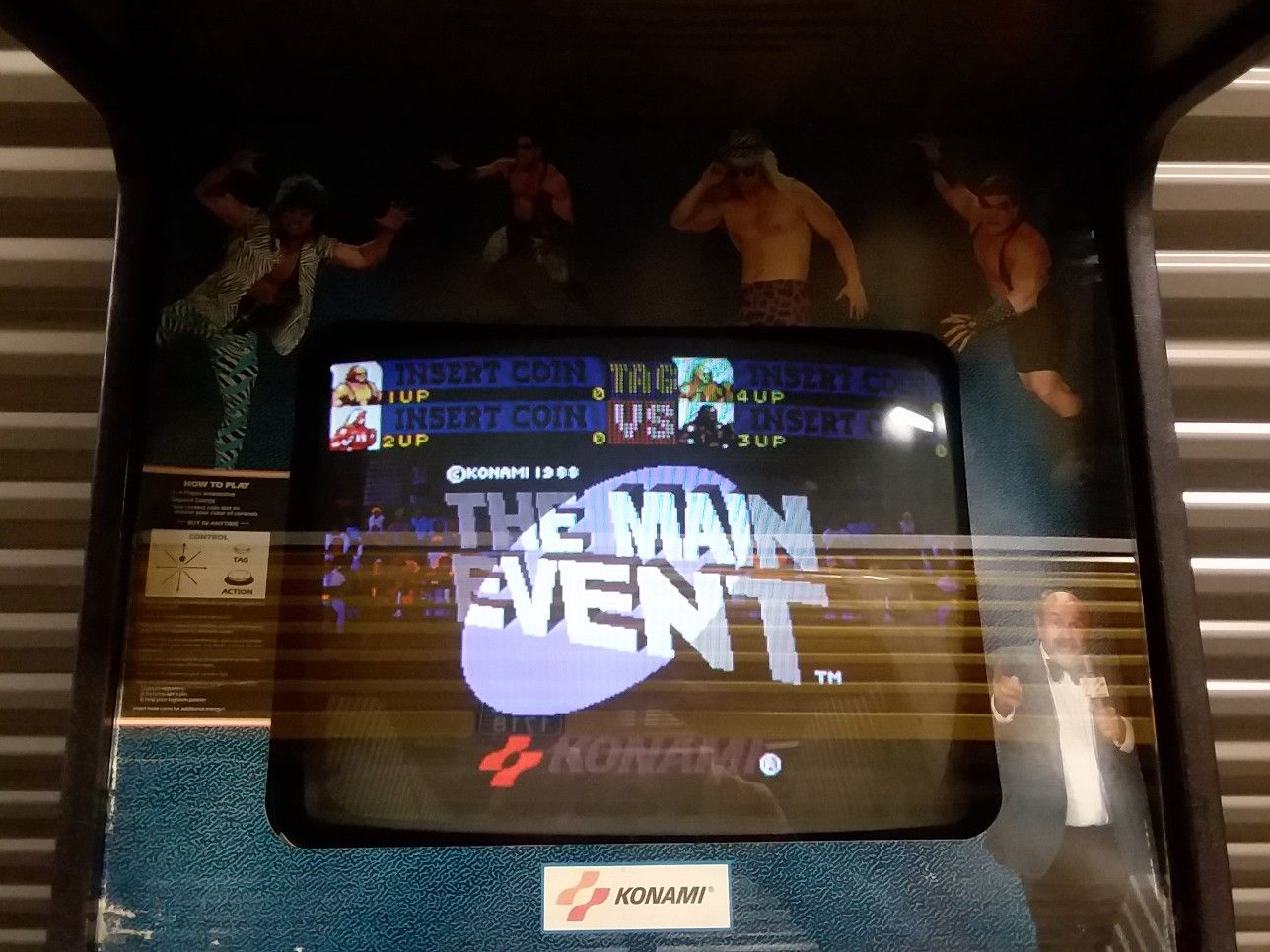 THE MAIN EVENT wrestling ARCADE GAME