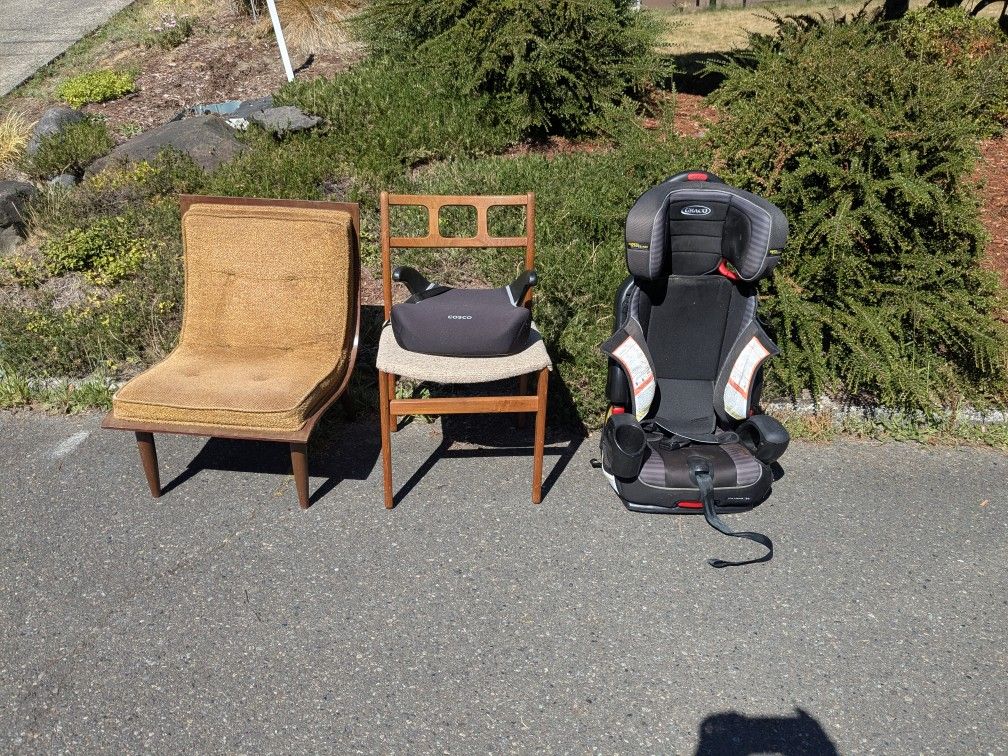 FREE Chairs Including Convertible Kids Car Seat And Booster