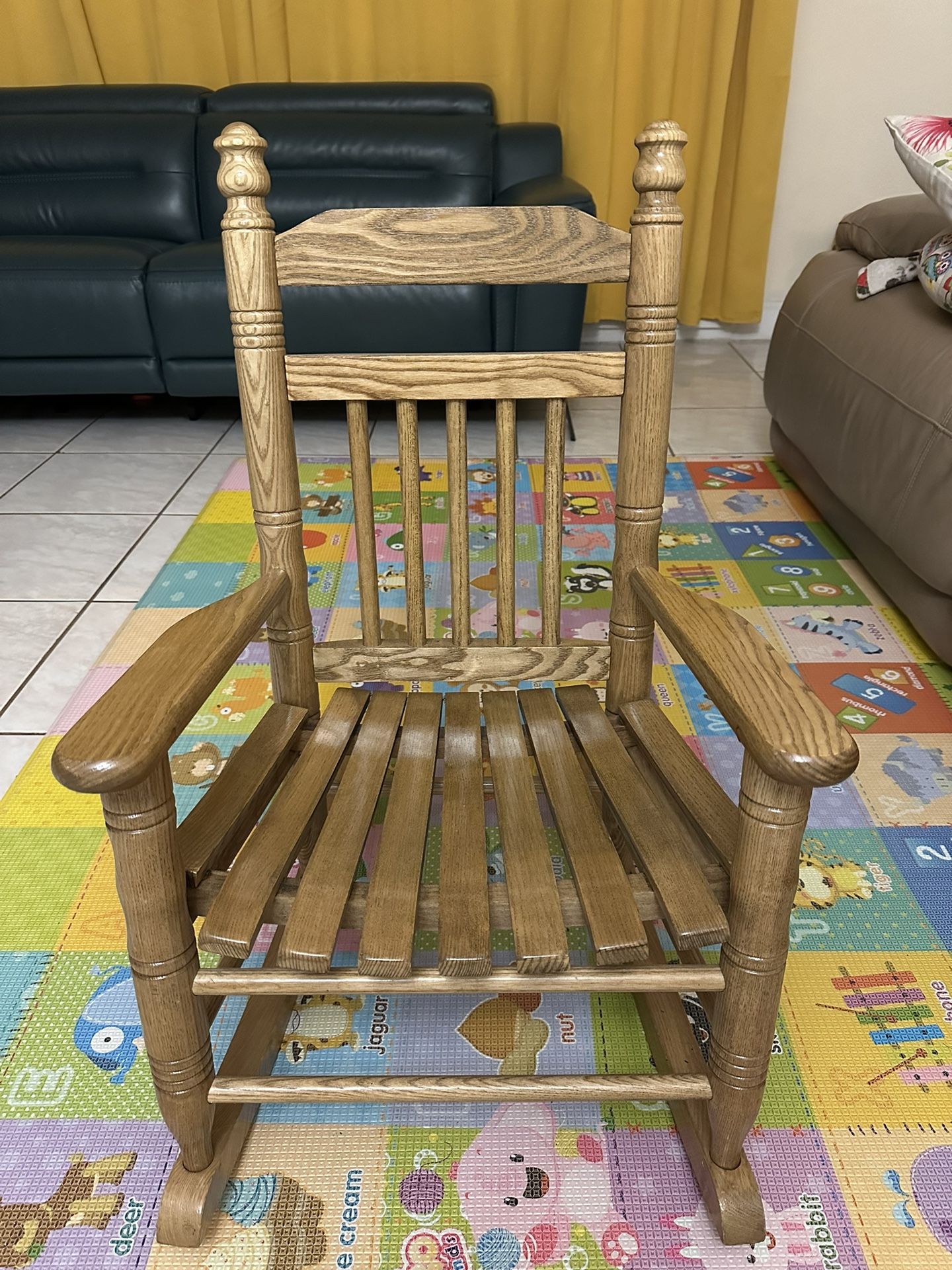 Cracker Barrel Wooden Kids Rocking Chair Child Rocker