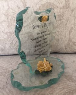 Serenity prayer plaque