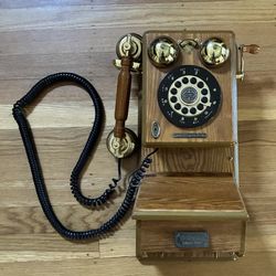Replica 1920s Thomas Edison Collector Edition Telephone 90’s Model # PP-91/91FH/91HG