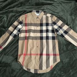 Burberry Long Sleeve Shirt Flannel