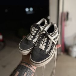 Gray Leopard Vans 