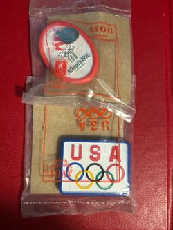 NEW Lot of 2 Magnets Avon Atlanta 1996 Olympic Games And Team  USA