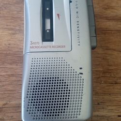 GE 35373 HANDHELD MICRO CASSETTE VOICE. RECORDER Tested Work 