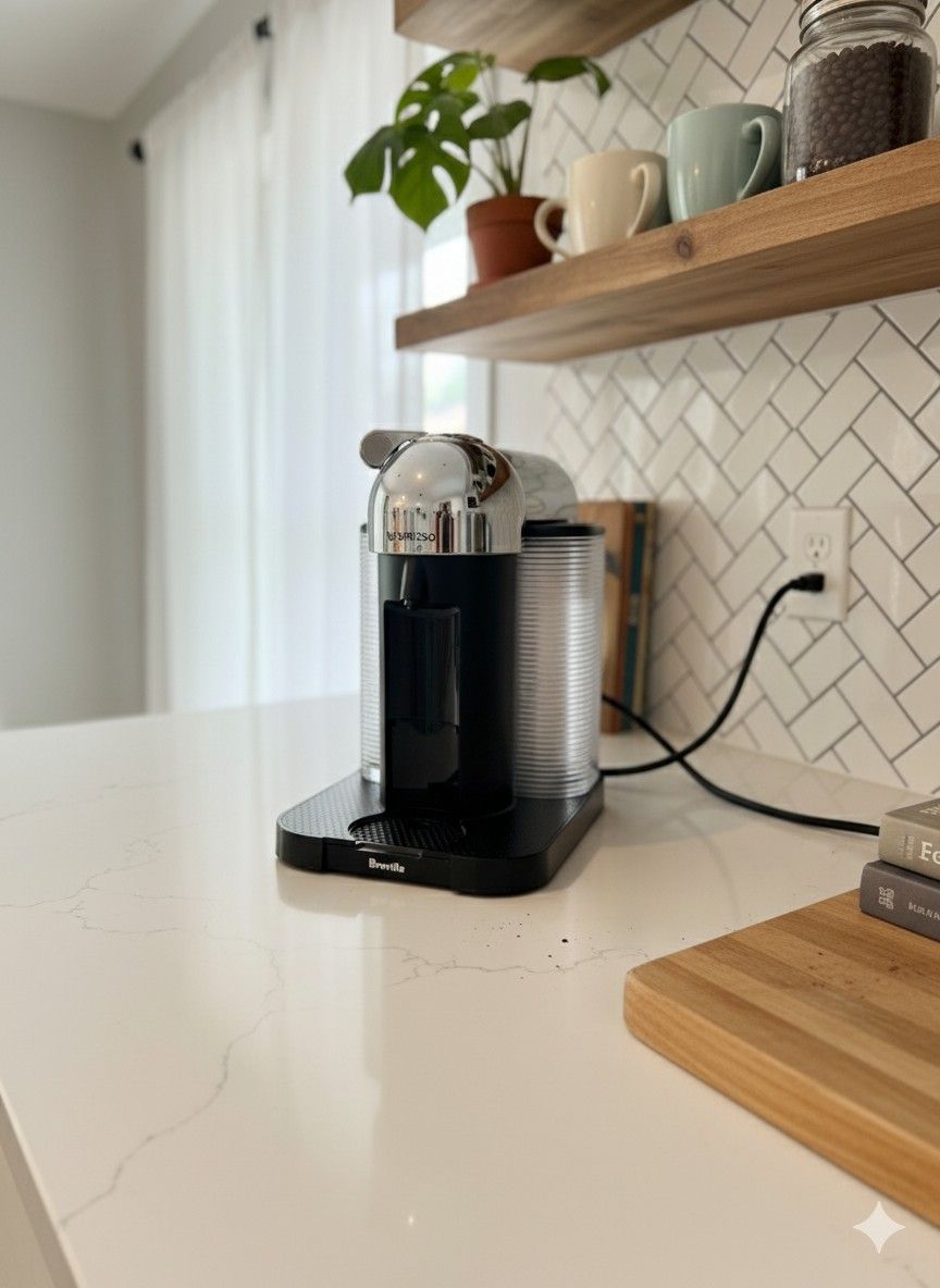 Nespresso Vertuoline Coffee and Espresso Machine Chome GCA1