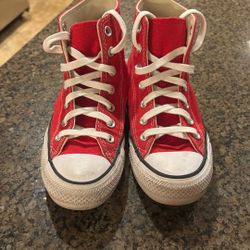 Converse Red Size 4 (6 In Women’s)