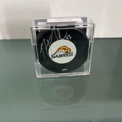 Buffalo Sabres Nathan Gerbe Signed Hockey Puck 
