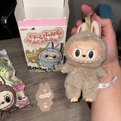 100% Authentic PopMart Labubu The Monsters Exciting Macaron Series - Toffee