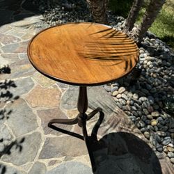 Antique Round Side Table