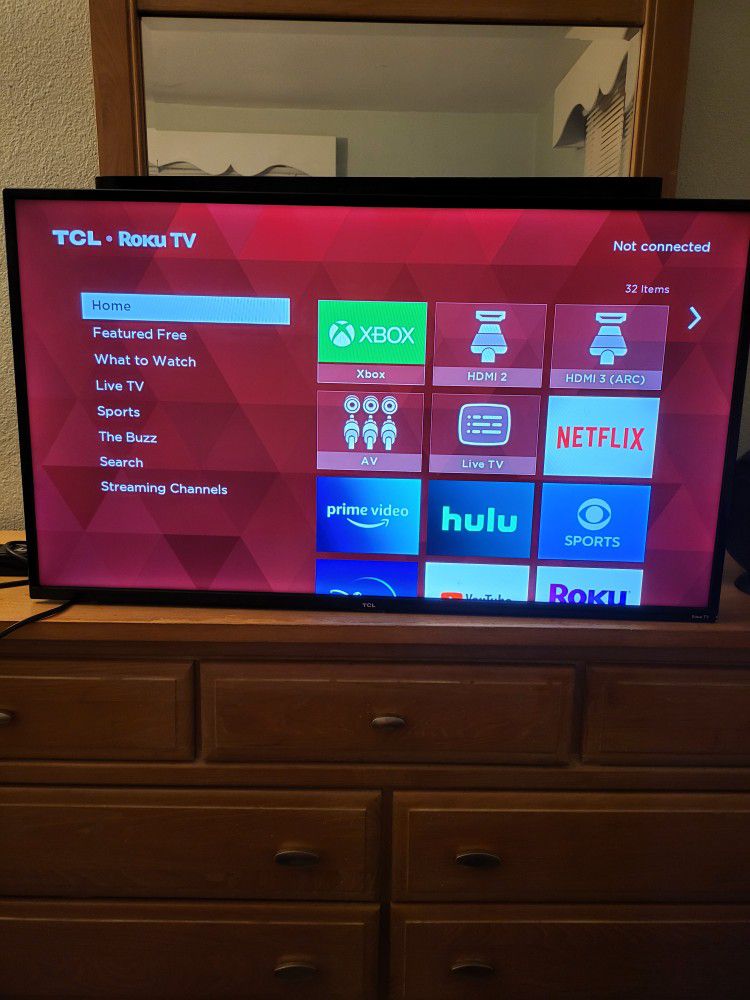TCL 40-inch 1080p Smart LED Roku TV - 40S325, 2019 Model , Black

