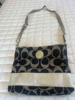 Coach vintage back blue denim Coach vintage bag blue denim