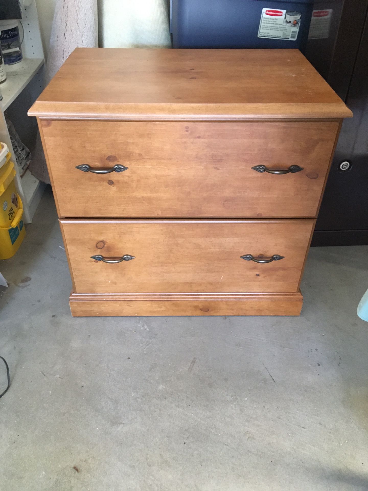  Large 2 Drawer Filing Cabinet 