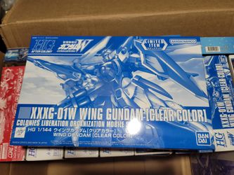 Bandai HG 1/144 XXXG-01W Wing Gundam Clear Color Limited Edition Model Kit