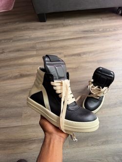 Rick Owens Geobasket High-Top Sneakers