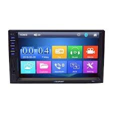Blaupunkt Sun 7" LCD T-screen Double Din Multimedia Car Stereo Receiver AM/FM, BT, USB, SD, Aux, Support Mirrorlink