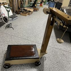 A Completely Refinished Platform Scale 