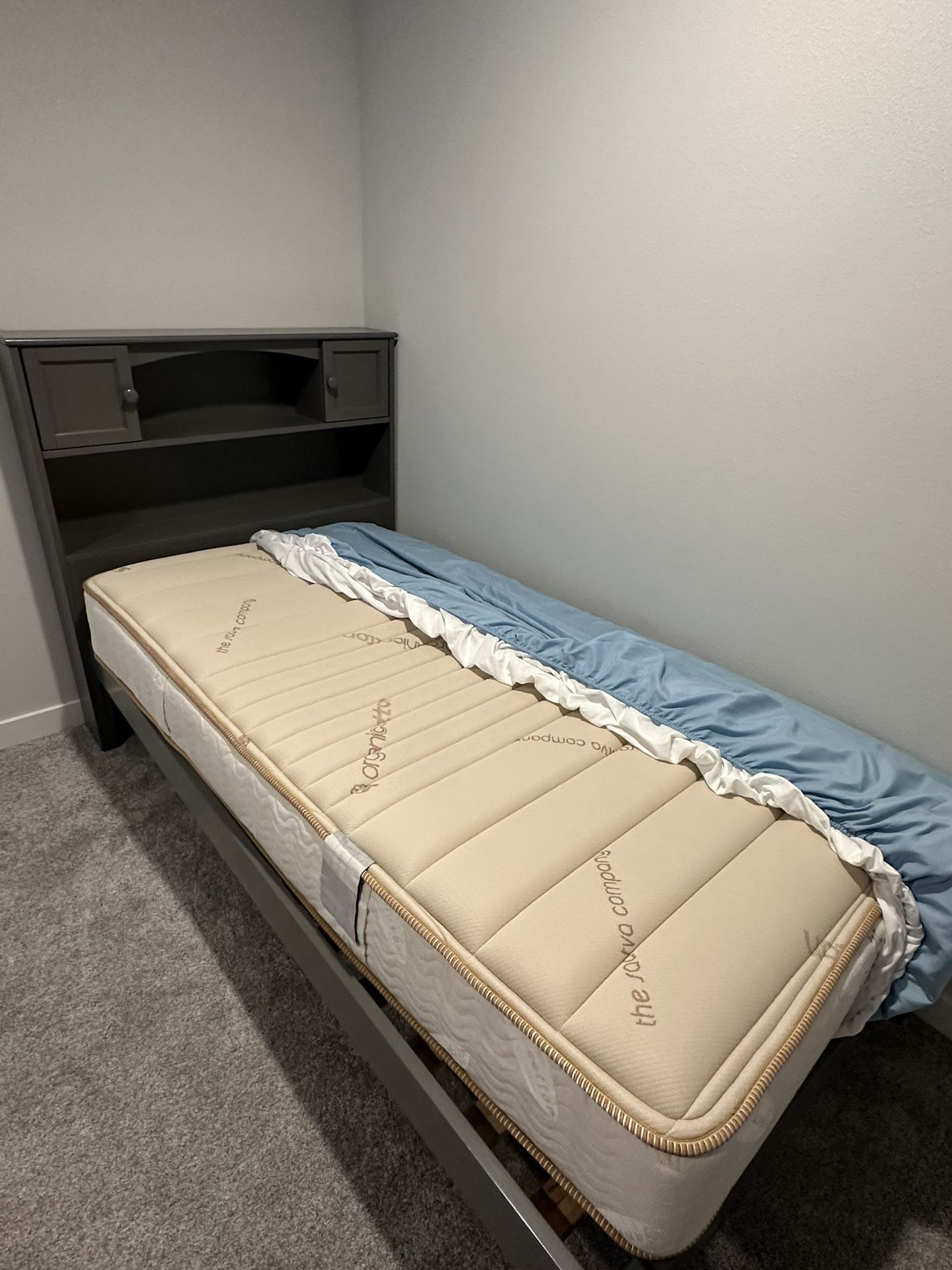 Kids Bed With Organic Cotton Mattress
