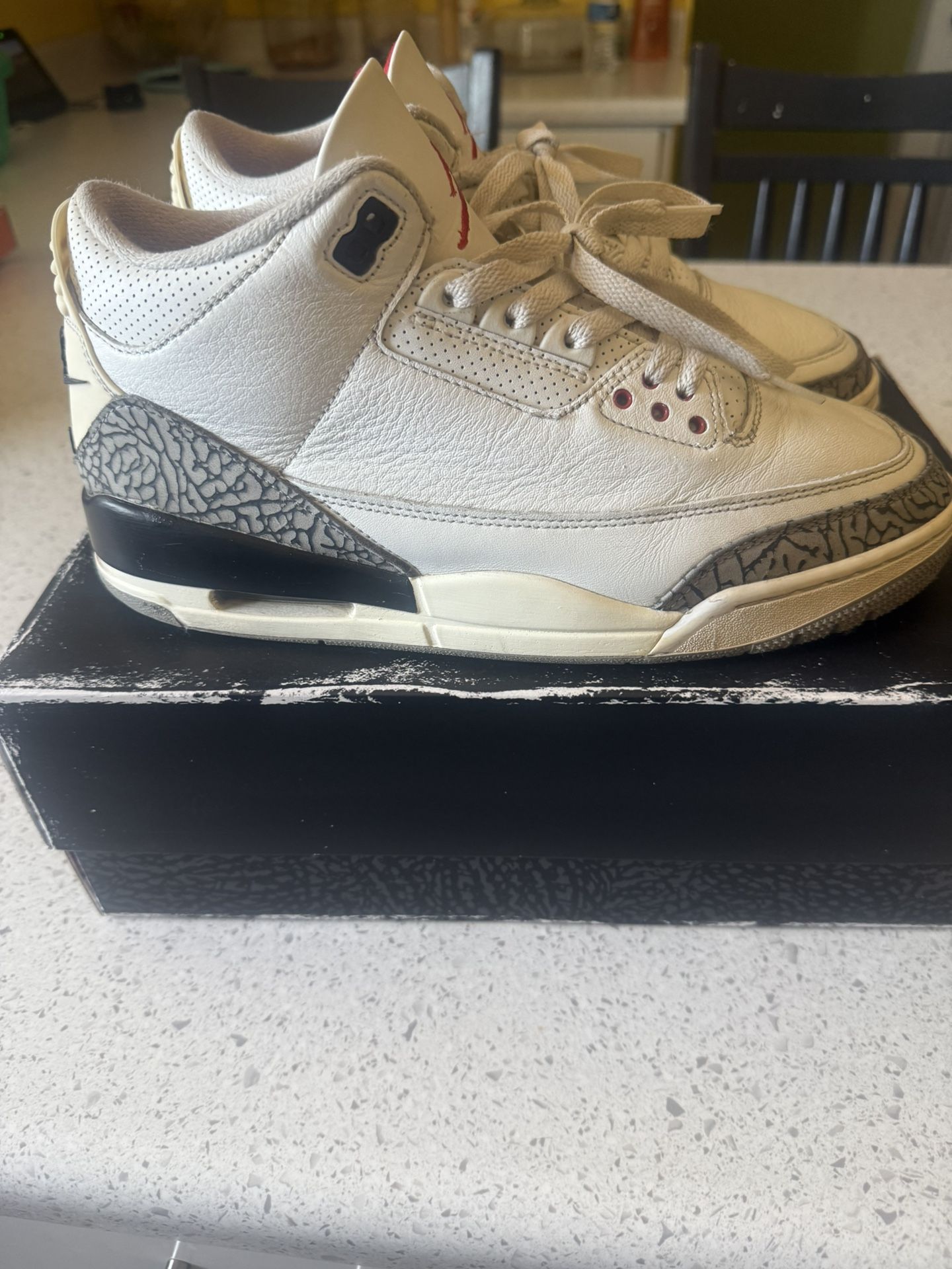 Jordan 3 White Cement