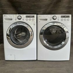 LG Steam Washer And Electric Dryer 
