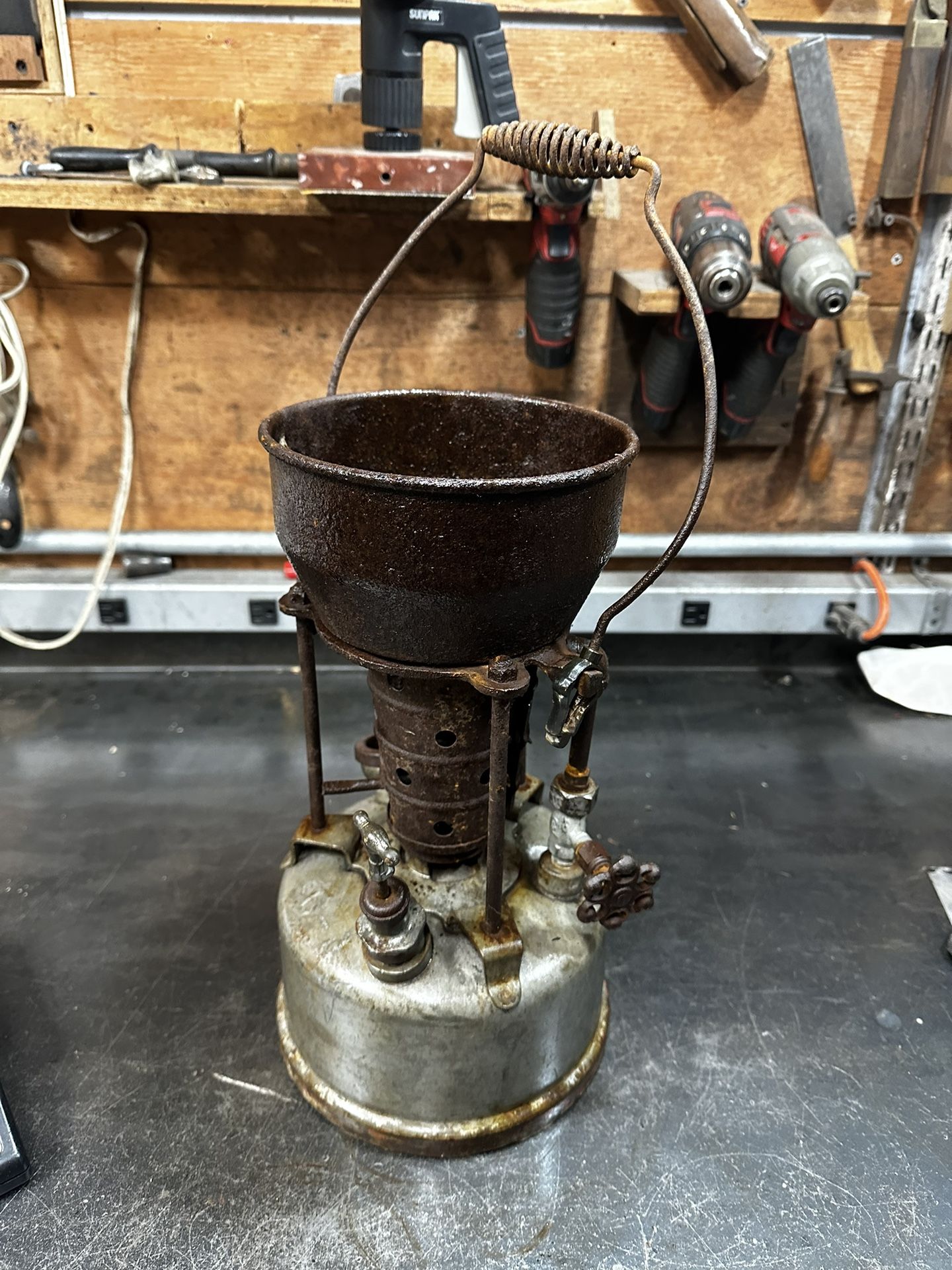 Clayton Lambert Mfg. Co. Lead Burner Plumbers Pot Foundry For Restoration