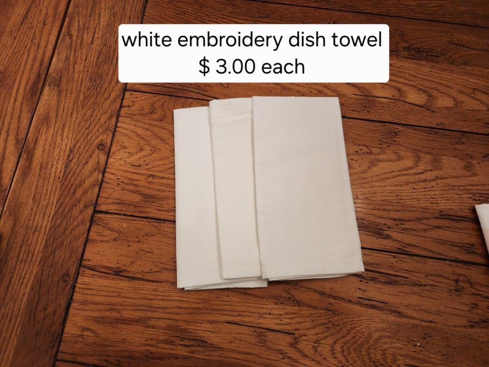 Embroidery Dish Towels