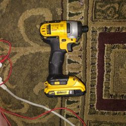 DeWalt Impact Driver With One Battery And Charger