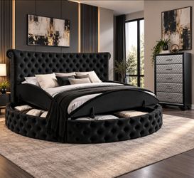 Free delivery! Brand new king size storage bedframe
