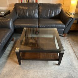 Sofa Set With Center And Side Table