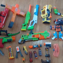 Collection Of Nerf Guns New And Old