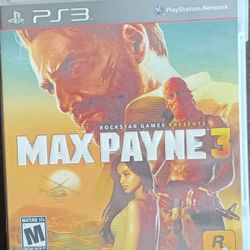 Max Payne 3 (Sony PlayStation 3, 2012) PS3 Complete W/ Manual CIB Tested
