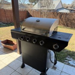 Nexgrill 4-Burner Gas Grill with Side Burner