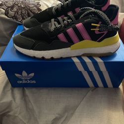 Adidas Nite Jogger black Pink size 11