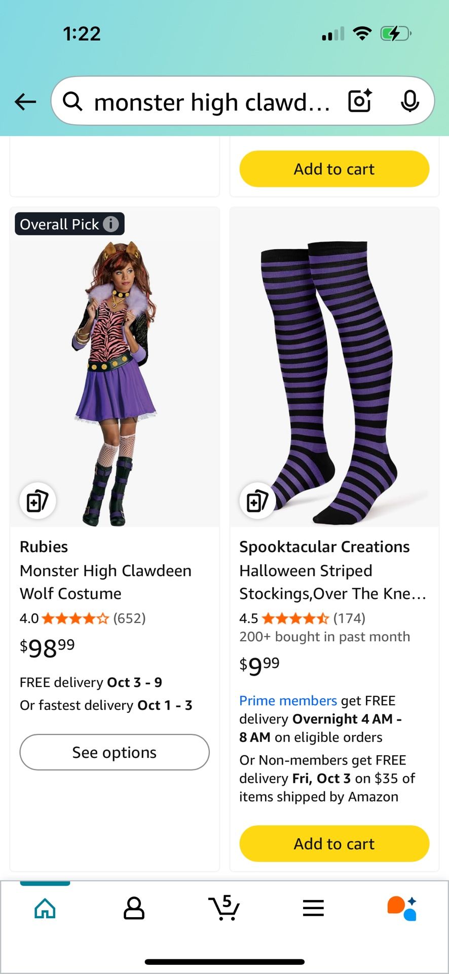 Clawdeen Wolf Halloween $55