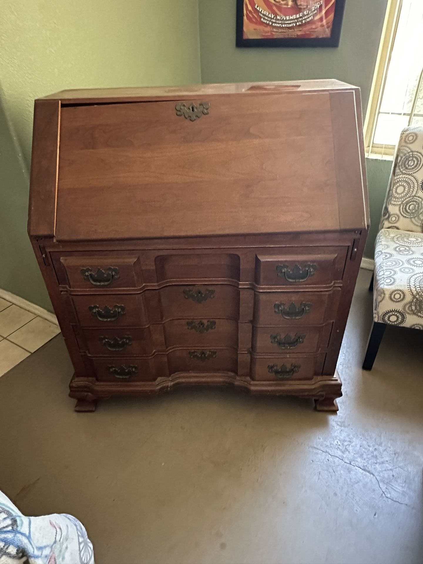 FREE - Vintage Maddox Furniture Co. Secretary Desk – Project Piece for Restoration! $0