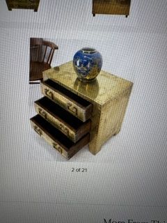 Brass Clad 3 Drawer Chest of Drawers by Sarreid