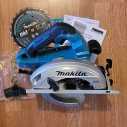 New Makita 18v X2 Circular Saw Cordless Brushless $80 Firm, Pickup Only