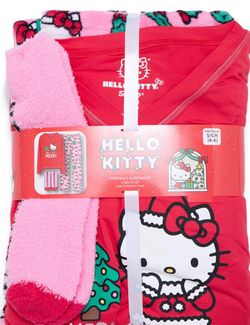 Christmas pajamas hello Kitty set