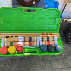 Deluxe Six Player Croquet Set