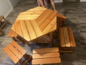 Handmade Picnic Table 